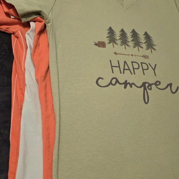 Green 'Happy Camper' T-Shirt - Picture 2 of 2